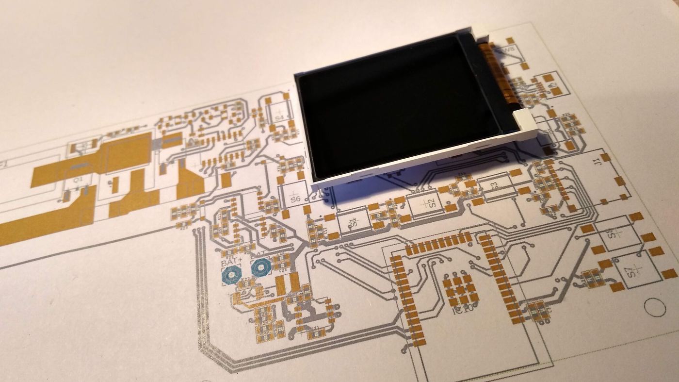 Display module integrated on a custom embedded controller board