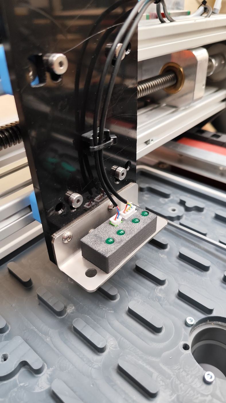 Custom sensor readhead assembly on a linear motion platform